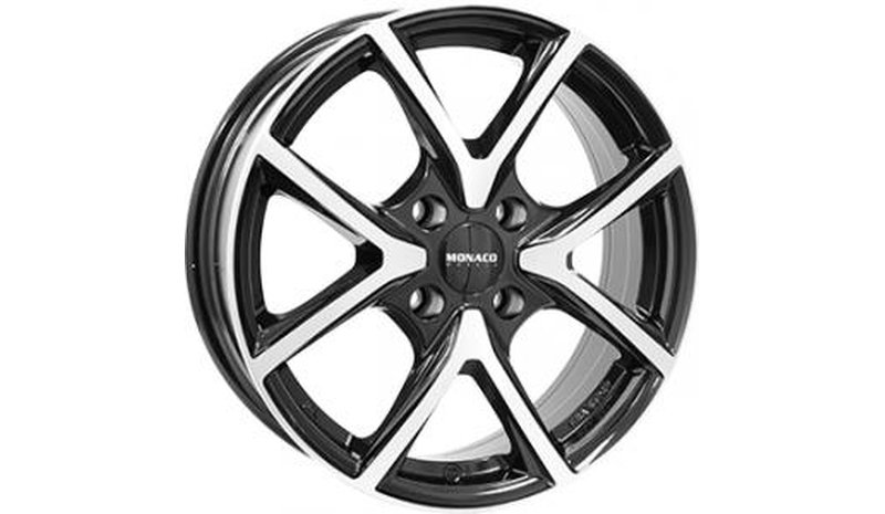 Monaco CL2 Gloss Black Polished 6.5x16 4/108 ET25 B65.1 – kuva 2/3