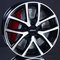 Monaco CL2 Gloss Black Polished 6.5x16 4/100 ET40 B63.3 – kuva 1