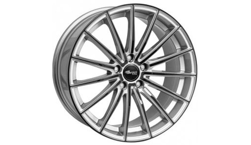 Brock B36 Crystal Silver Black 8x18 5/114.3 ET45 B72.6