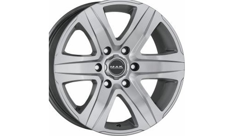MAK Stone6 silver 8x18 6/130 ET53 B84.099 – kuva 2/2