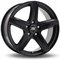 Racer Ice Satin Black 7.5x17 5/100 ET35 B67.1 – kuva 1