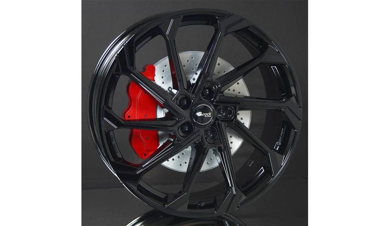 Brock RC36 Shiny Black 8x19 5/114.3 ET43 B65.1 – kuva 1/2