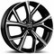 GMP Mentor Black Machined Face 7.5x18 5/114.3 ET45 B73.1 – kuva 2