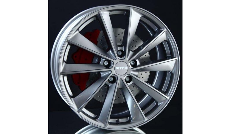Nitro Aero FF Grey Dark Silver 9.5x20 5/120 ET40 B64.1 – kuva 1/2