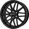 Brock B34 Matt Black 7.5x17 5/114.3 ET45 B72.6 – kuva 1