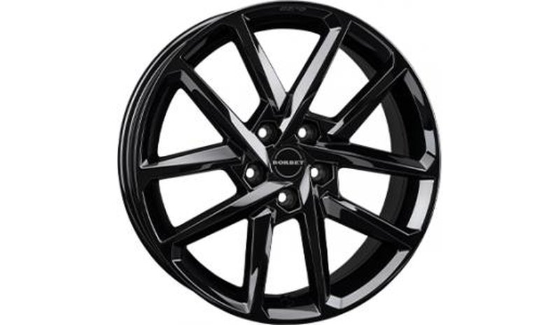 BORBET N Gloss Black 8x18 5/114.3 ET40 B72.5