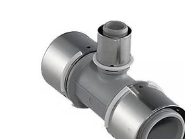 Uponor press composite tee reducer ppsu 20-16-20