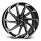 Brock RC36 Black Full Pol 7x17 5/114.3 ET49 B67.1 – kuva 1
