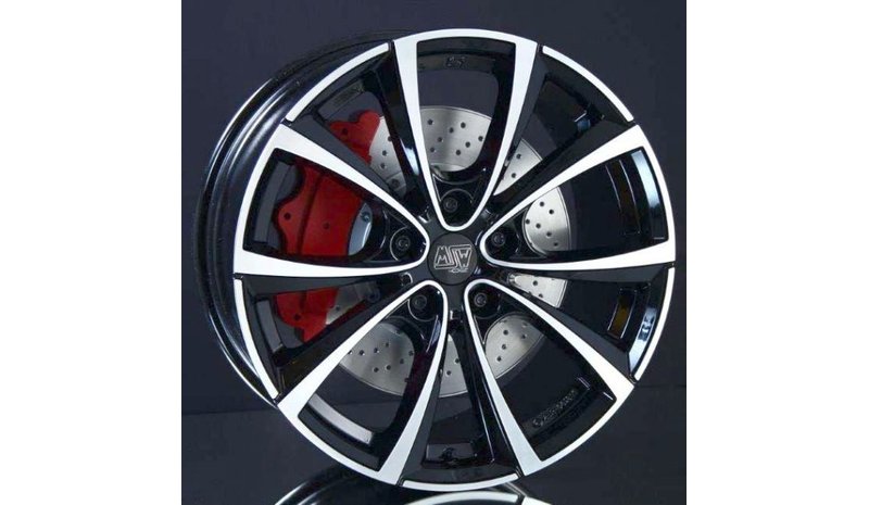 MSW 27T Gloss Black Polished 9.5x19 5/114.3 ET45 B64.1 – kuva 1/2