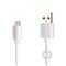 FIXED USB-A / USB-C kaapeli 1m Valkoinen – kuva 3