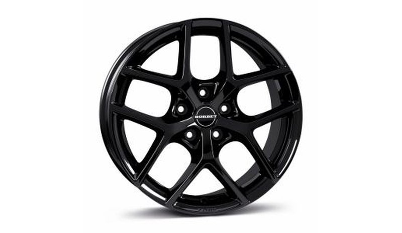 BORBET Y Black Glossy 8.5x19 5/108 ET48 B72.6 – kuva 1/1