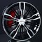 Monaco GP8 Gloss Black Polished 8x19 5/112 ET45 B66.6 – kuva 1