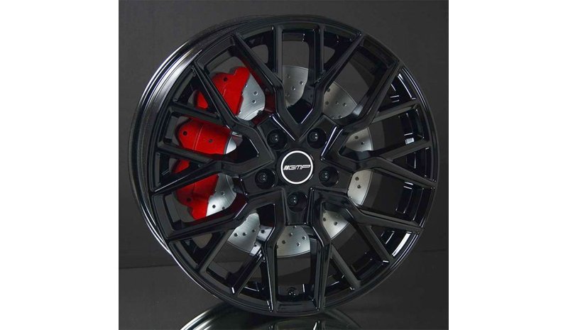 GMP Booster Glossy Black 8x18 6/130 ET45 B84.1 – kuva 1/2