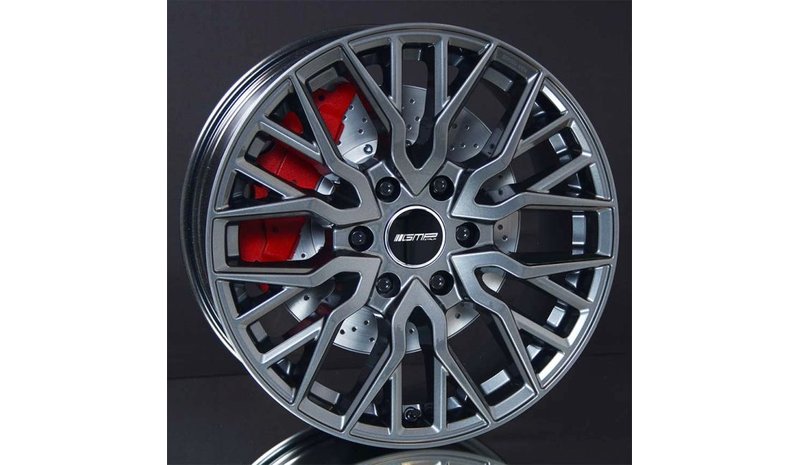 GMP Booster Glossy Anthracite 8x19 6/130 ET45 B84.1 – kuva 1/2
