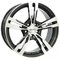 Monaco GP4 Gloss Black Polished 8.5x20 5/112 ET35 B66.5 – kuva 2