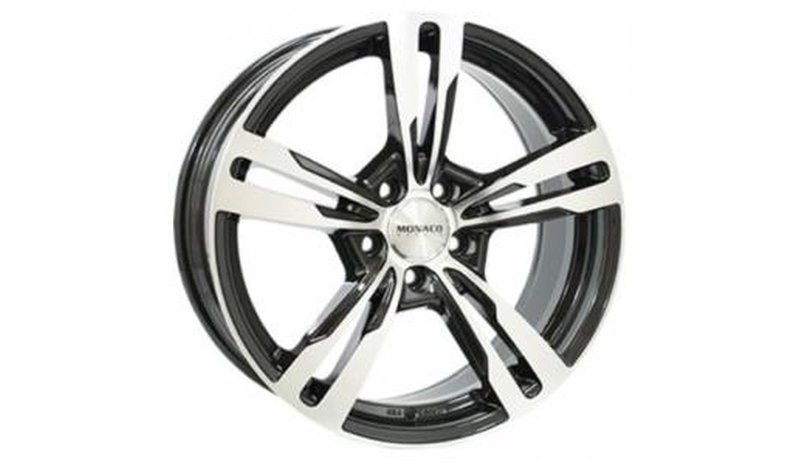Monaco GP4 Gloss Black Polished 8.5x20 5/112 ET35 B66.5