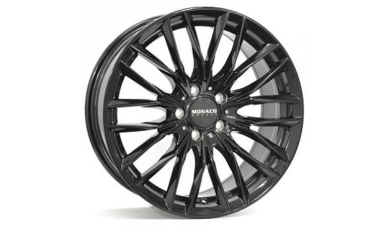 Monaco GP2 Gloss Black 9.5x21 5/130 ET52 B71.6