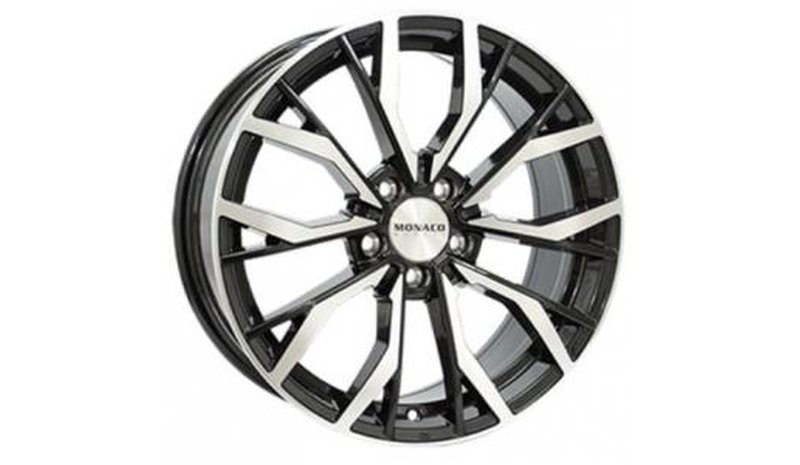 Monaco GP5 Gloss Black Polished 8x19 5/112 ET45 B66.5