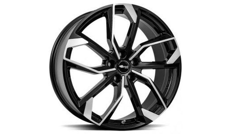 Brock RC34 Black Full Polish 8x19 5/114.3 ET55 B67.1
