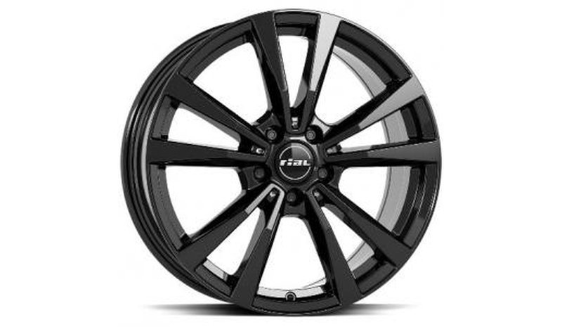 Rial M12X Diam Black 8x19 5/112 ET52 B66.6