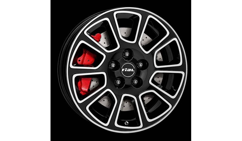 Rial Transporter 2 Diamond Black Pol 7.5x18 5/130 ET52 B78.1 – kuva 1/2