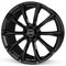 GMP Totale Glossy Black 8x19 5/114.3 ET35 B73.1 – kuva 2