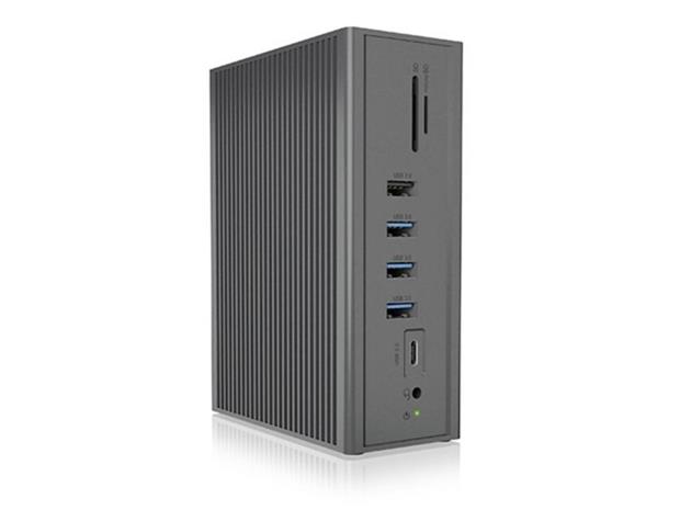 ICY BOX IB-DK2262AC Wired USB 3.2 Gen 1 (3.1 Gen 1) Type-C Anthracite