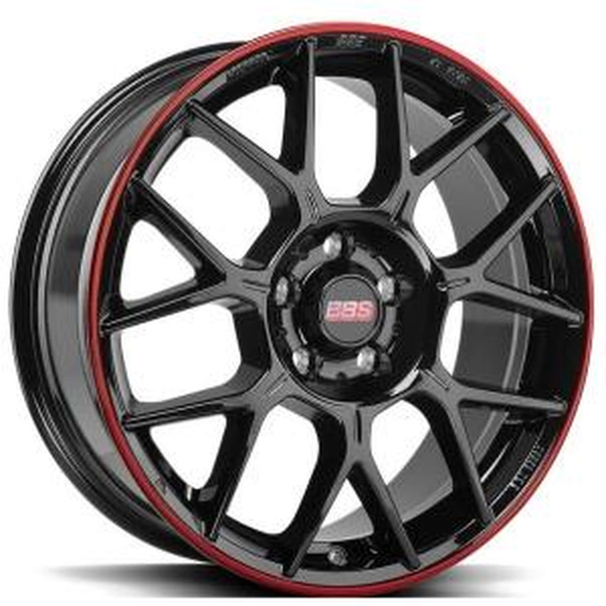 BBS XR Black Red 7.5x17 5/108 ET45 B70