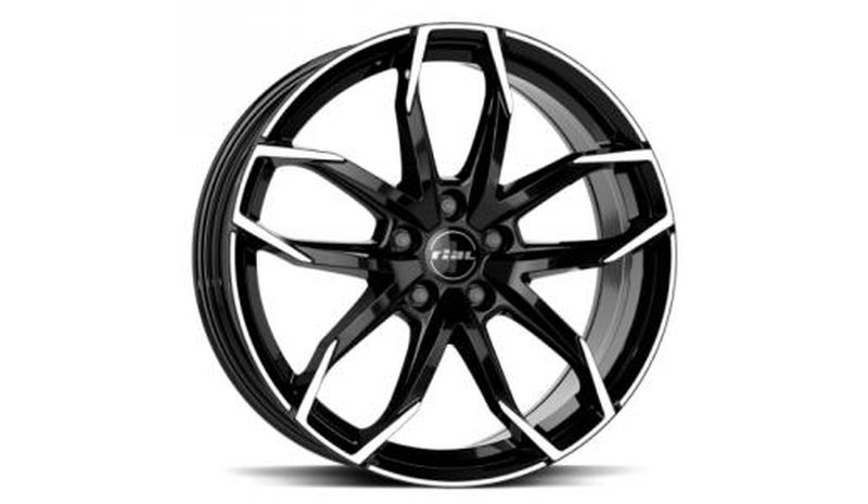 Rial Lucca Diam Black Pol 8x20 5/108 ET45 B70.1