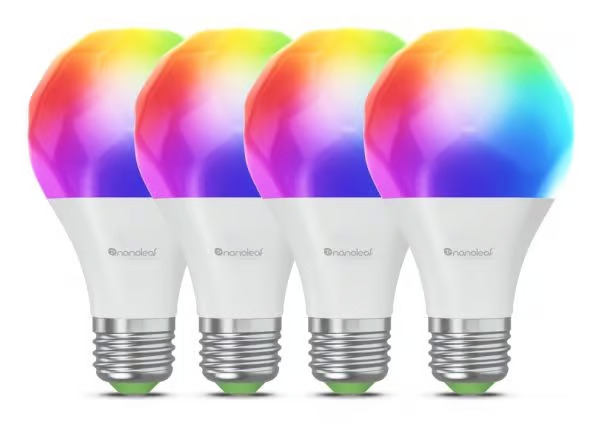 Nanoleaf Essential RGB LED älylamppu 9 W E27 (4 kpl) – kuva 6/7