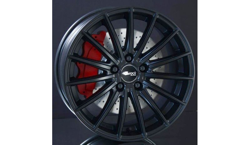 Brock B36 Satin Black Matt 8x18 5/114.3 ET35 B72.6 – kuva 1/2