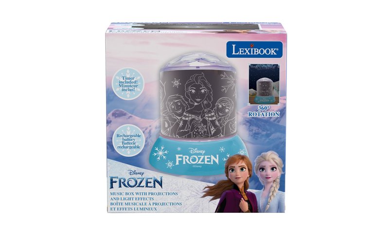 Frozen night light projector with speaker – kuva 1/1