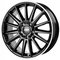 CMS C23 Diamond Rim Black 8x20 5/114.3 ET38 B67.2 – kuva 1