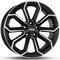 CMS C20 Diamond Matt Black 8x19 5/112 ET50 B57.1 – kuva 1