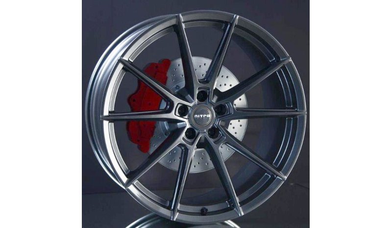 Nitro Apex FF Grey 8x20 5/108 ET43 B65 – kuva 1/2