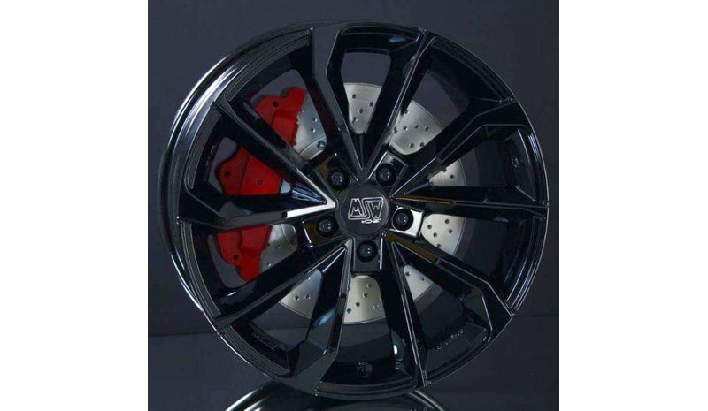 MSW 42 Gloss Black 8x18 5/112 ET40 B73.1 – kuva 1/2