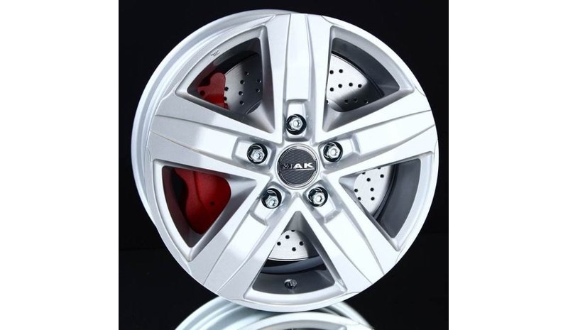 MAK Stone5 silver 7.5x18 5/130 ET58 B78.1 – kuva 1/2
