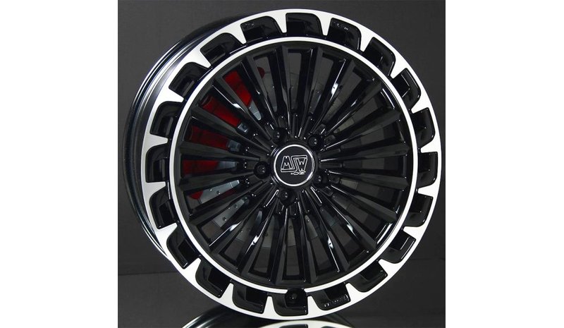MSW MSW 32 G.Blk/Pol 8,5x20 5/112 ET38,5 B66.6 – kuva 1/2