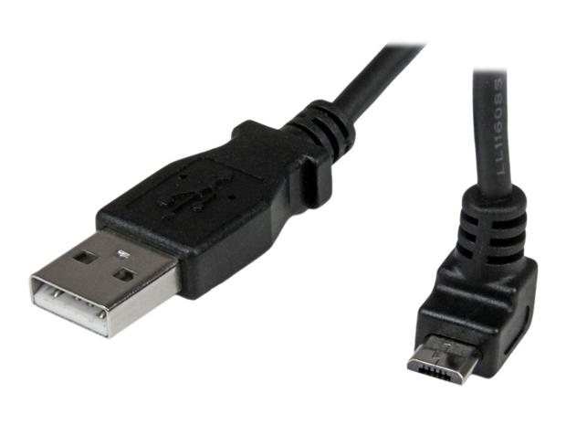 StarTech.com 1m Micro USB Cable - A to Up Angle Micro B