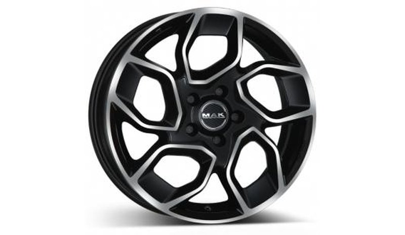 MAK Express Black polished 7.5x18 5/118 ET58 B71.1