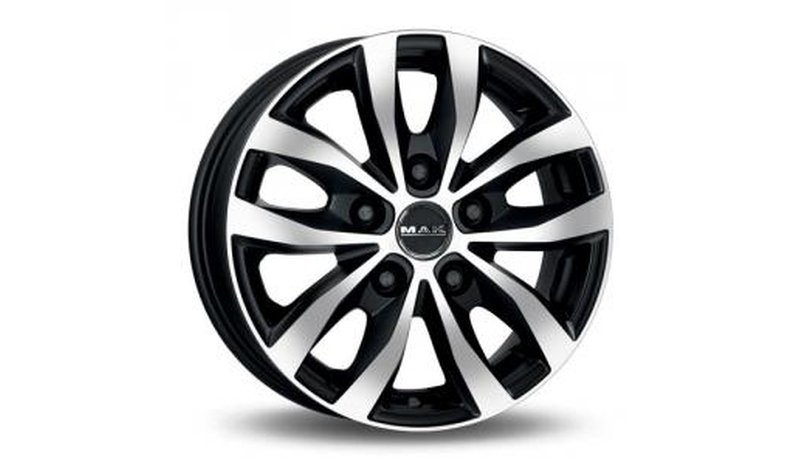 MAK Load5 Black Machined Face 7x17 5/118 ET68 B71 – kuva 1/1