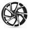 MAK Kassel Black Machined Face 7x17 5/114,3 ET45 B76 – kuva 1