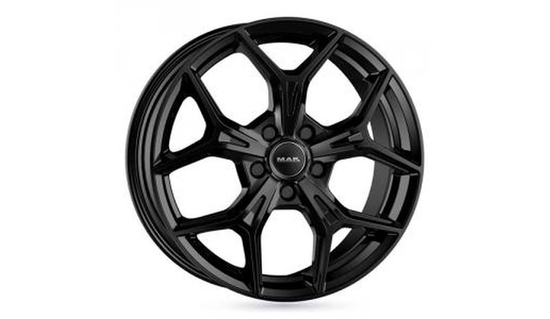 MAK Epica Shiny Black 7x17 4/100 ET37 B60 – kuva 1/1