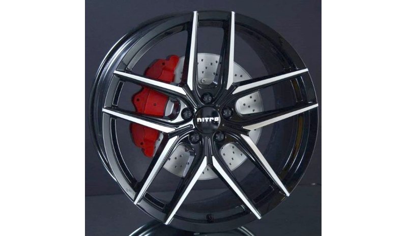 Nitro Throne FF Black 9.5x21 5/108 ET42 B63.3 – kuva 1/2