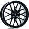 Aluett 71 Black 8.5x19 5/108 ET45 B70.4 – kuva 1
