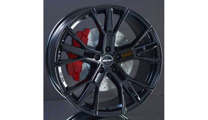 GMP Gunner Glossy Black 9x20 5/114.3 ET40 B70.5 – kuva 1/2