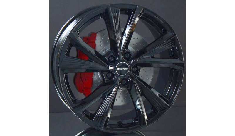 GMP Evento Glossy Black 9x20 5/112 ET40 B66.5 – kuva 1/2