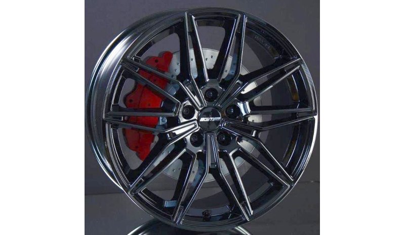 GMP Specter Glossy Black 9.5x20 5/114.3 ET45 B64.1 – kuva 1/2