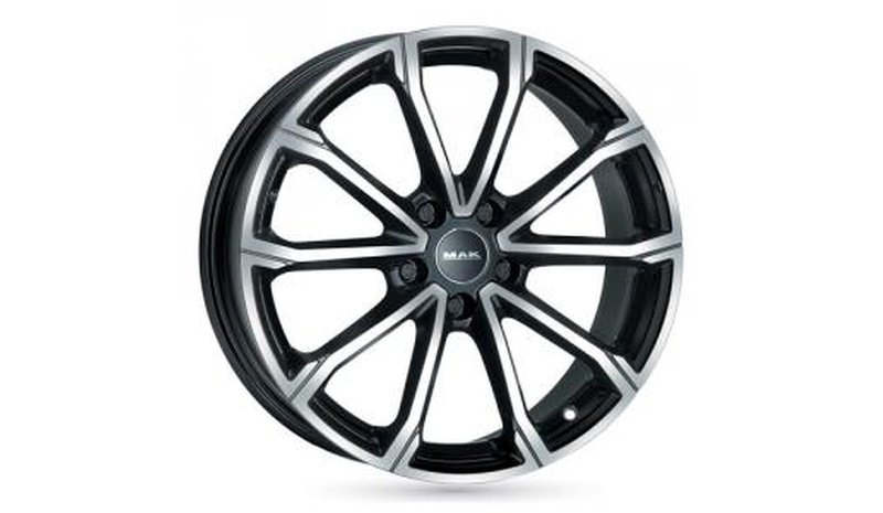 MAK Davinci Black Machined Face 6x16 4/100 ET43 B57 – kuva 1/1