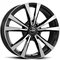Rial M12 Diam Black Pol 9x19 5/112 ET49 B66.6 – kuva 1